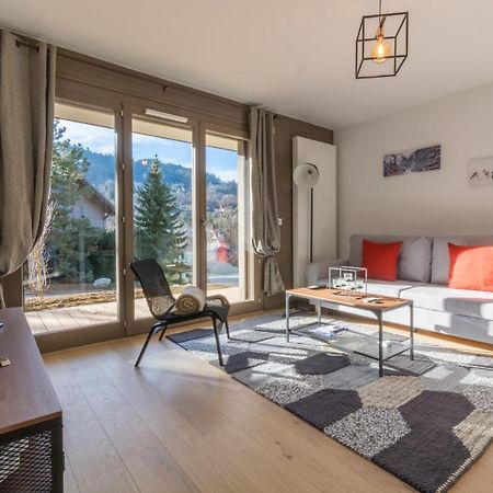 Апартаменты 2 Pieces Vue Domaine Skiable Proche Arret Navette - Chalet Perrette Сен-Жерве-Ле-Бэн Экстерьер фото