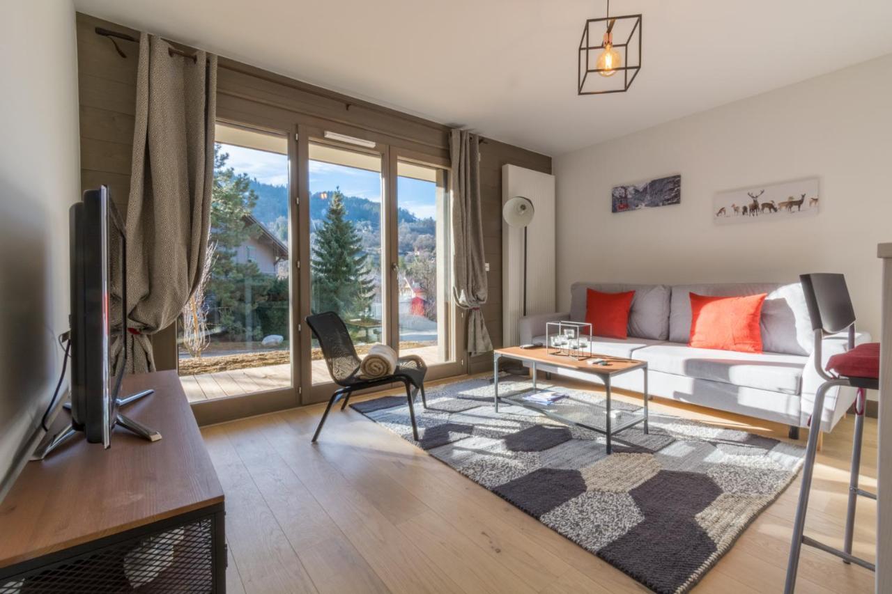 Апартаменты 2 Pieces Vue Domaine Skiable Proche Arret Navette - Chalet Perrette Сен-Жерве-Ле-Бэн Экстерьер фото